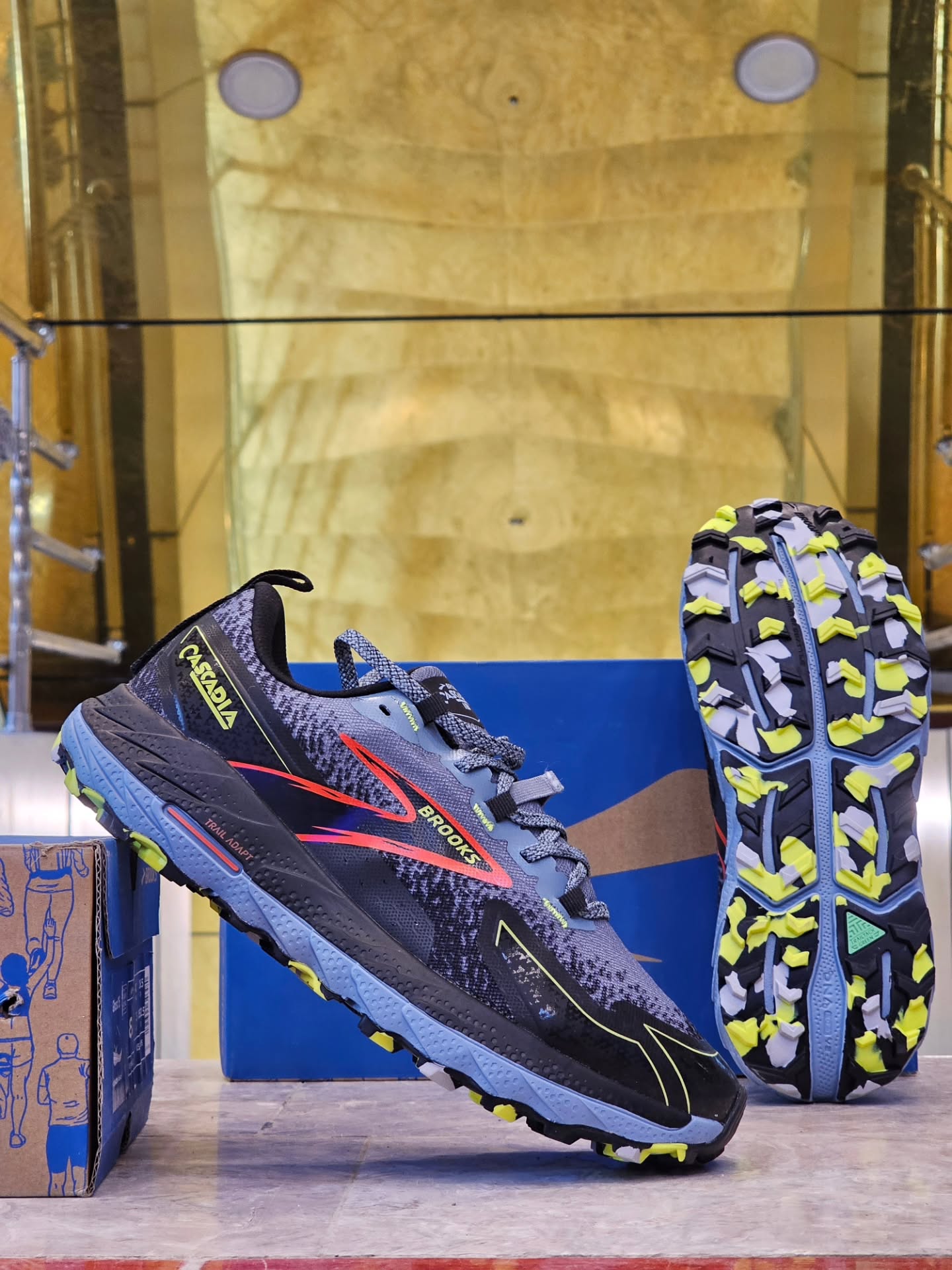 کتونی بروکس کاسکادیا 18 مسترکوالیتی / Brooks Cascadia 18 / سایز 40 تا 45 / فروش عمده و تک