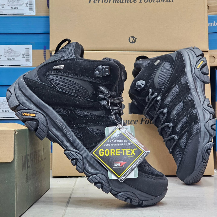 بوت مرل گورتکس /سایز ۴۰ الی ۴۵ / زیره ویبرام / Merrell Moab 3 Mid GTX
