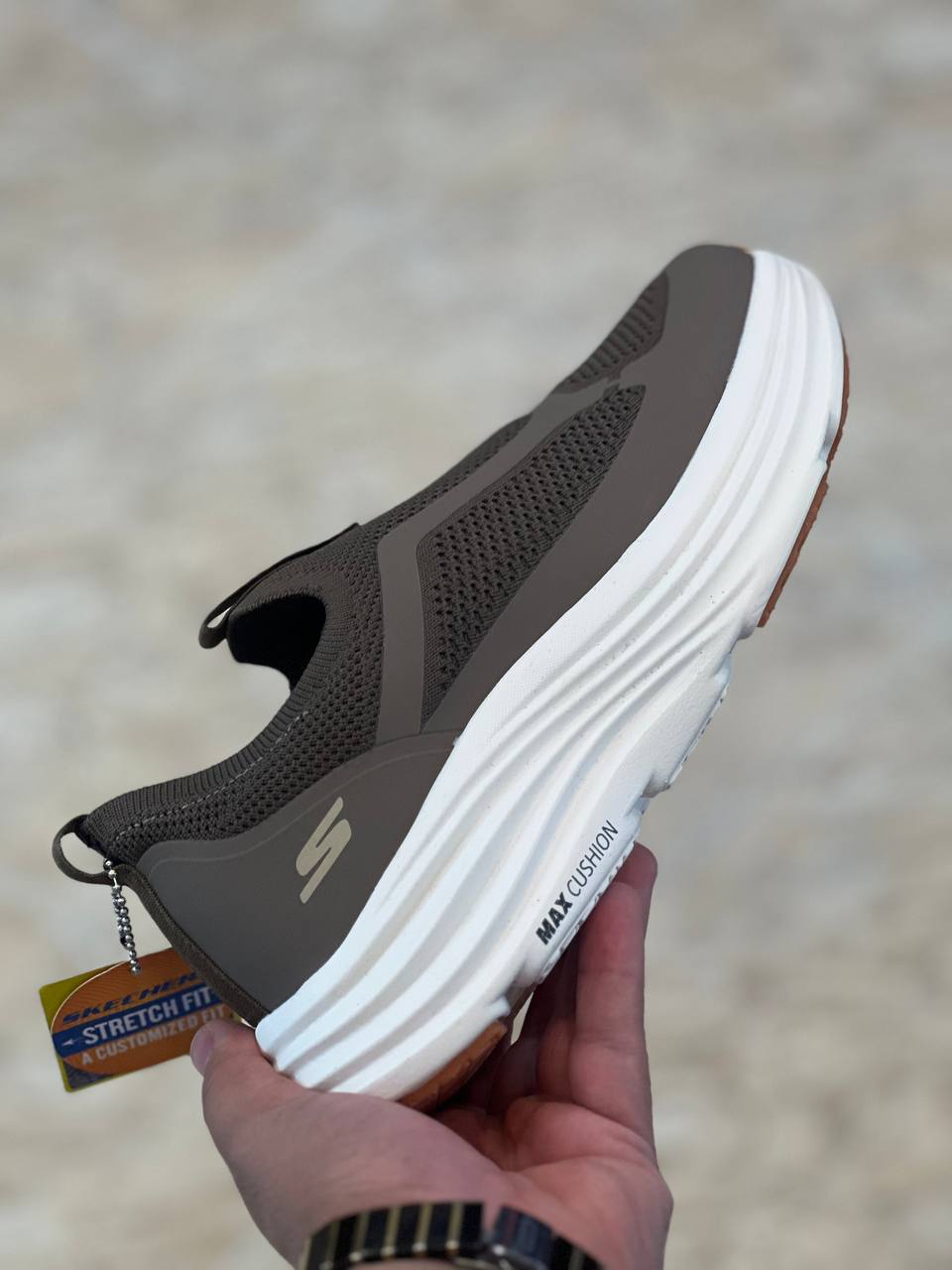 کتونی اسکیچرز بدون بند | سایز 40 الی 45 | Skechers Max Cushion کپی