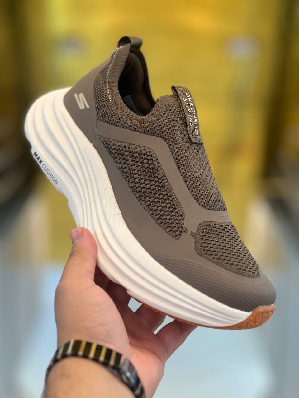 کتونی اسکیچرز بدون بند | سایز 40 الی 45 | Skechers Max Cushion کپی