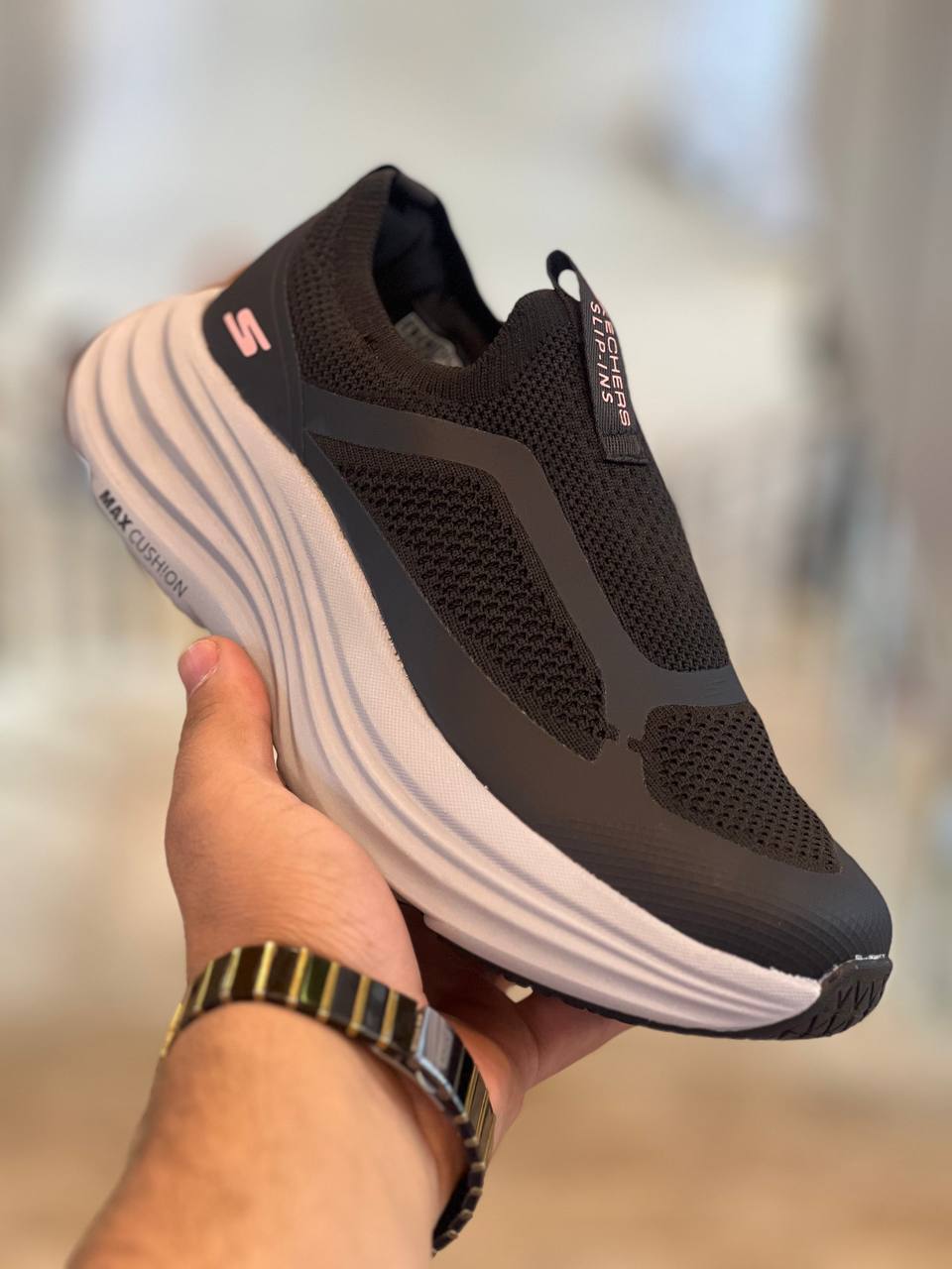 کتونی اسکیچرز بدون بند | سایز 40 الی 45 | Skechers Max Cushion کپی