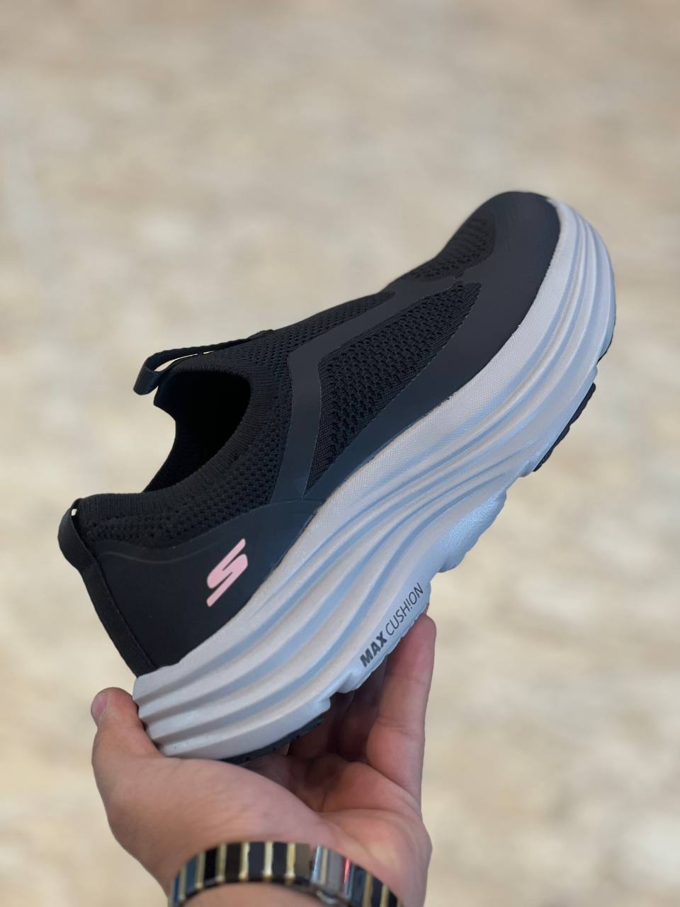 کتونی اسکیچرز بدون بند | سایز 40 الی 45 | Skechers Max Cushion کپی