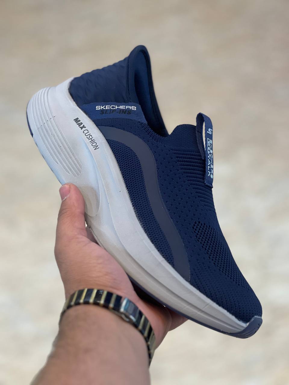 کتونی اسکیچرز بدون بند | سایز 40 الی 45 | Skechers Max Cushion کپی