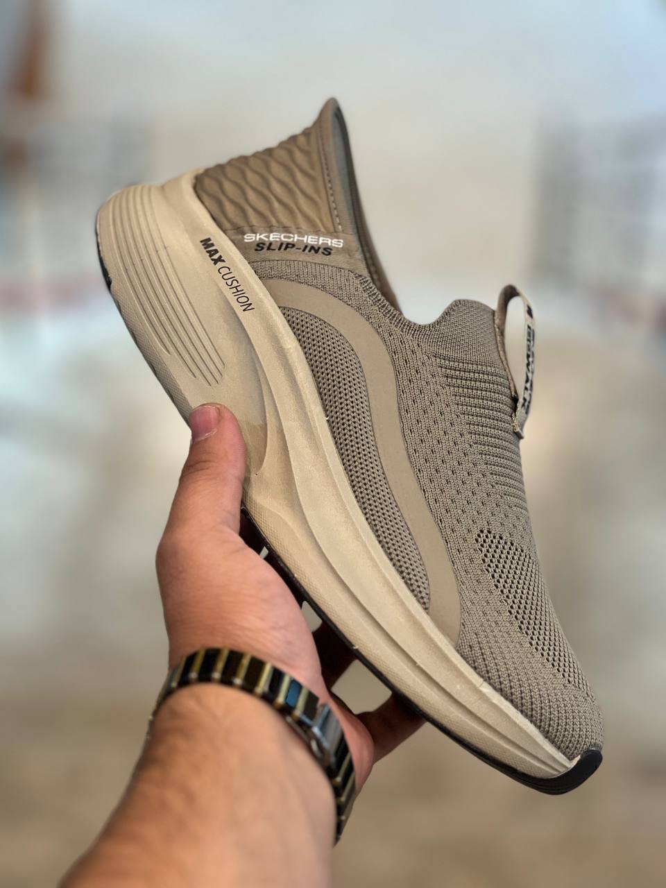 کتونی اسکیچرز بدون بند | سایز 40 الی 45 | Skechers Max Cushion
