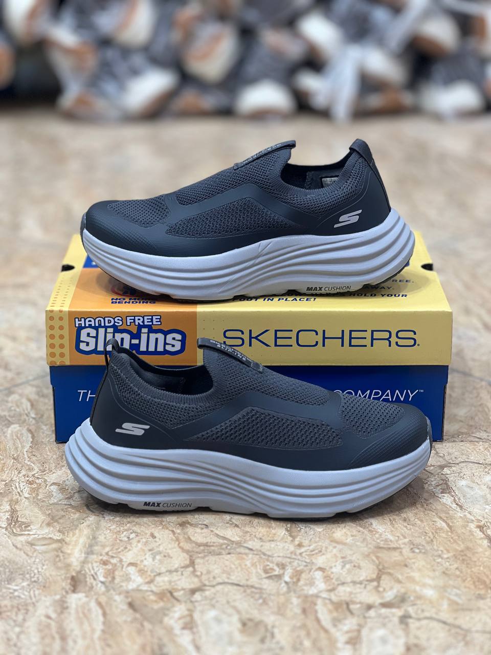 کتونی اسکیچرز بدون بند | سایز 40 الی 45 | Skechers Max Cushion