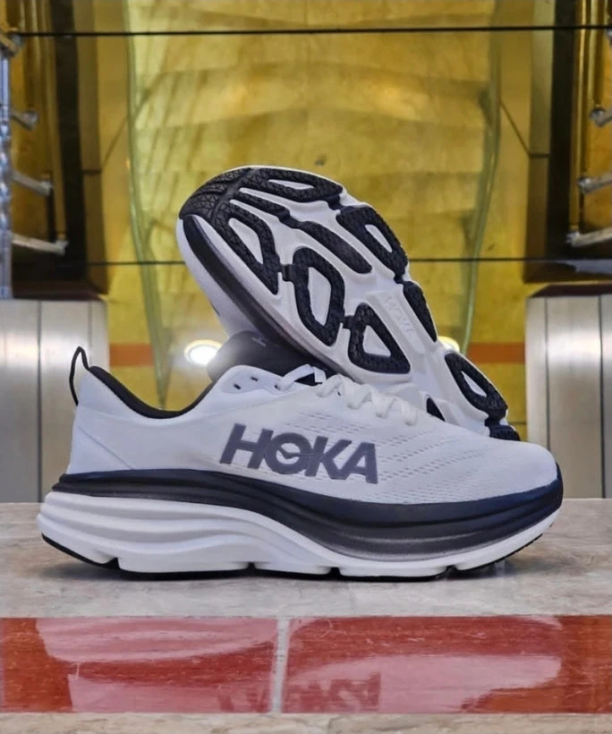 کتونی رانینگ هوکا باندی ۸ مسترکوالیتی /سایز 40 تا 45/ Hoka Bondi 8 / فروش عمده و تک