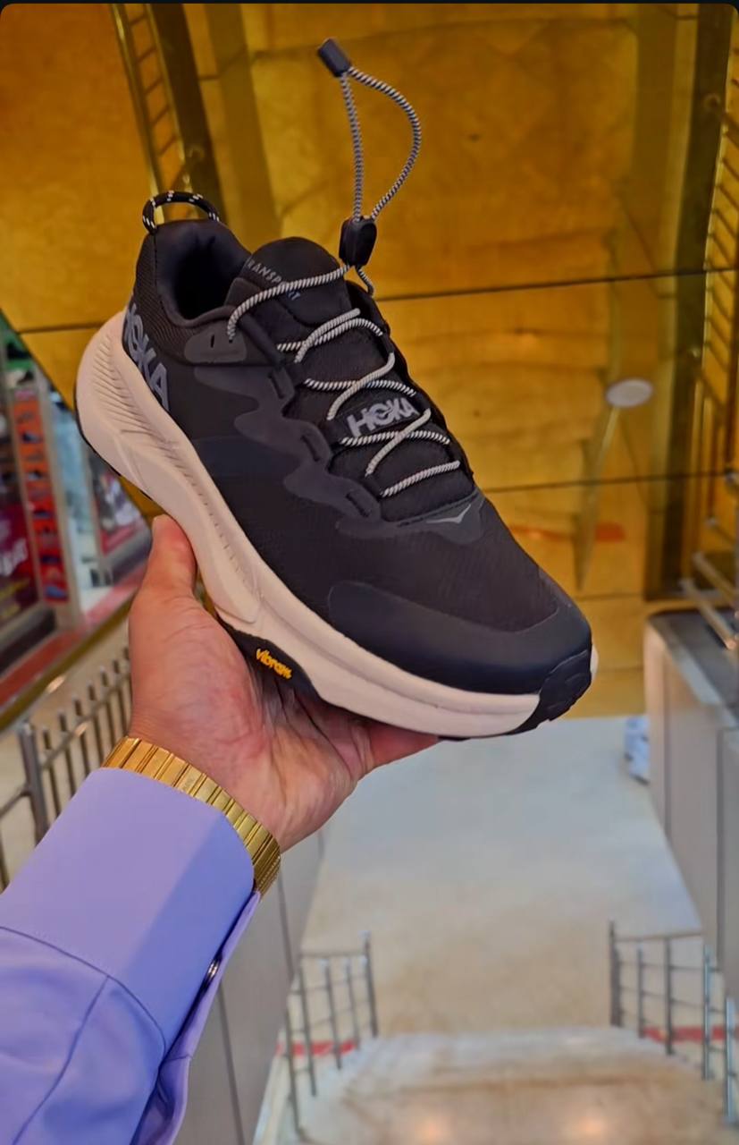 کتونی هوکا ترنسپورت مسترکوالیتی/ زیره ویبرام ضد آب/سایز 40 تا 45/Hoka transport vibram/فروش عمده و تک