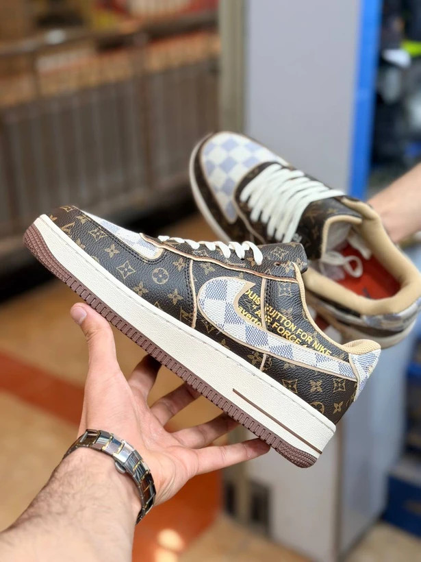 کتونی نایک ایرفورس1 ال وی مسترکوالیتی / Nike Air Force1 LV/سایز 41 تا 47/فروش عمده و تک