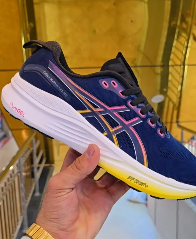کتونی اسیکس ژل کایانو 32 مسترکوالیتی /سایز 40 الی 45/Asics Gel Kayano 32/ فروش عمده و تک