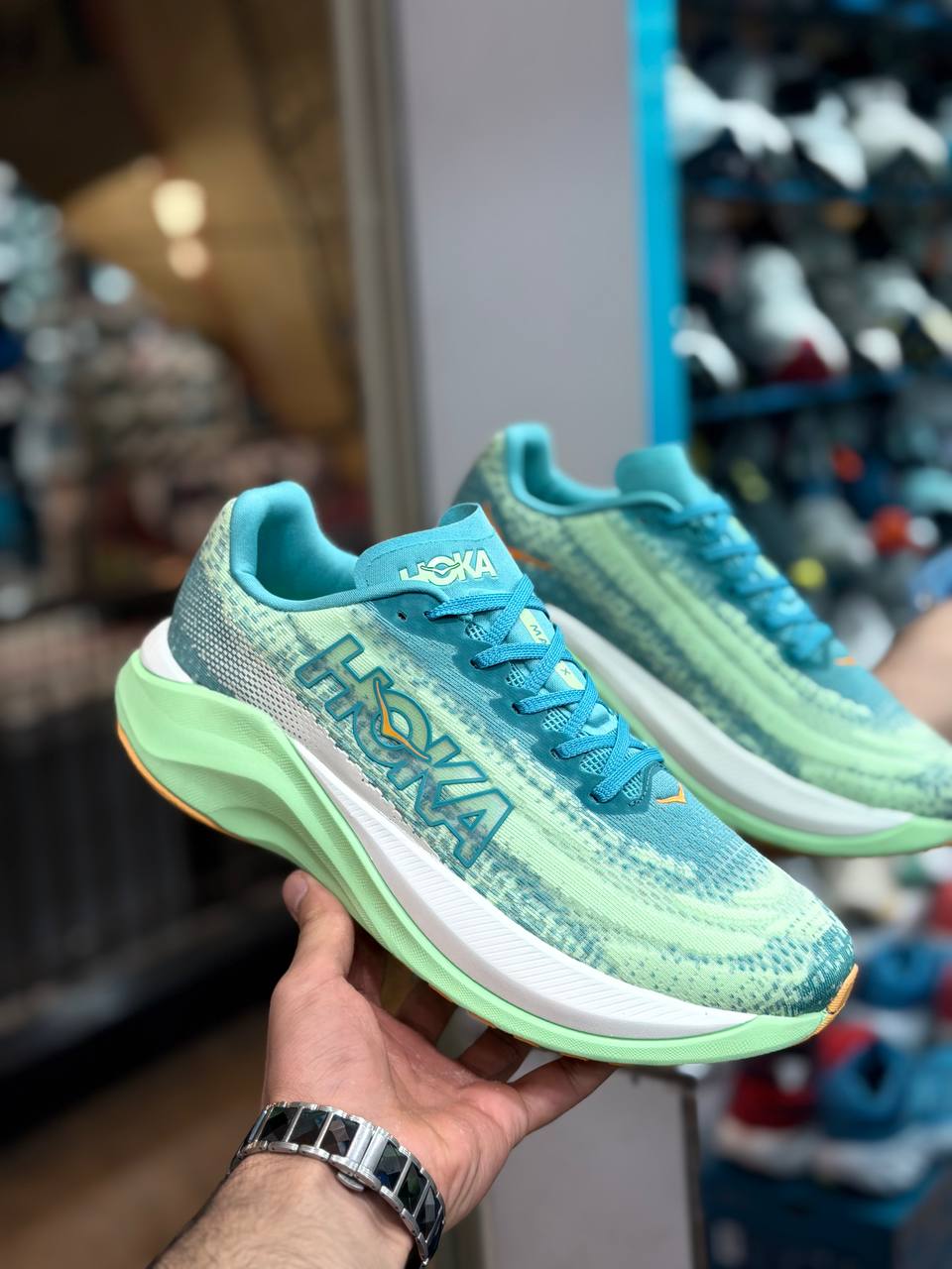 کتونی هوکا مچ ایکس مسترکوالیتی/سایز 41 تا 46/Hoka Mach X/فروش عمده و تک