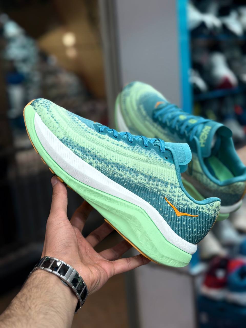 کتونی هوکا مچ ایکس مسترکوالیتی/سایز 41 تا 46/Hoka Mach X/فروش عمده و تک