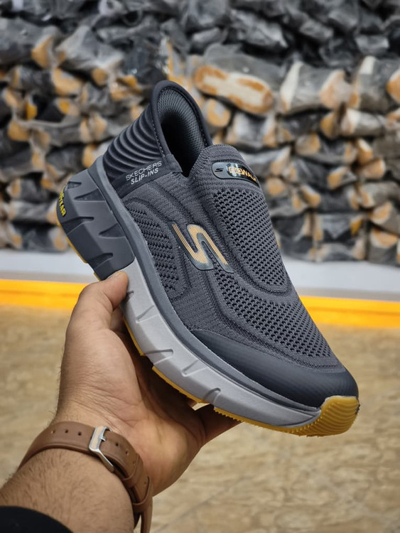 کتونی اسکیچرز بدون بند مسترکوالیتی /سایز 40 تا 45/Skechers Max Cushioning/فروش عمده و تک