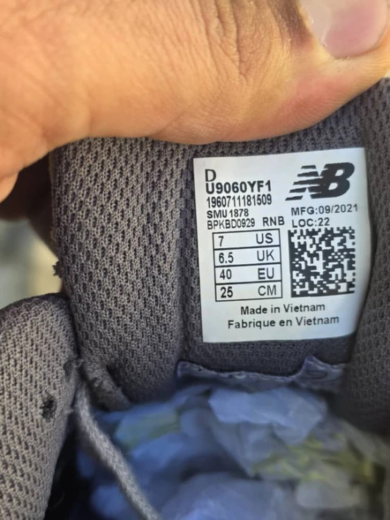 کتونی نیوبالانس 9060 مسترکوالیتی /سایز 40 الی 45/Newbalance 9060/ فروش عمده و تک