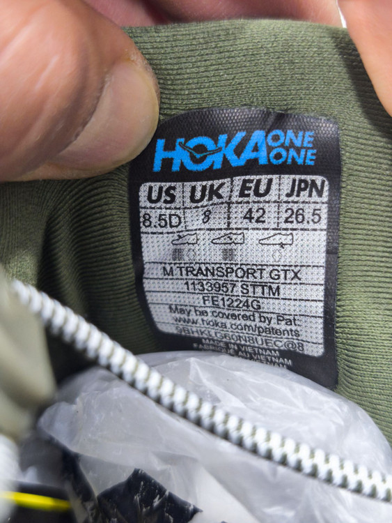 کتونی هوکا ترنسپورت مسترکوالیتی/ زیره ویبرام ضد آب کیفیت عالی/سایز 40 تا 45/Hoka Transport/فروش عمده و تک