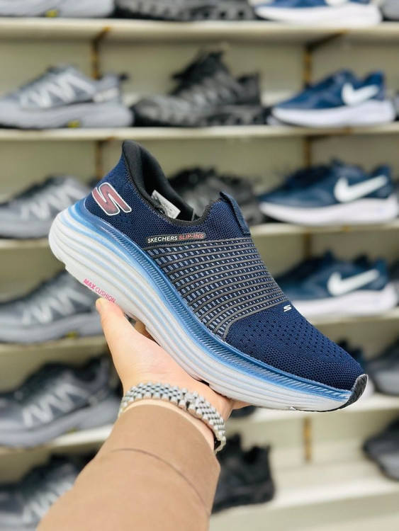 کتونی اسکیچرز بدون بند مسترکوالیتی /سایز 40 تا 45/Skechers Max Cushioning/فروش عمده و تک