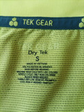 تیشرت ورزشی مردانه اورجینال تک گیر (TEK GEAR) یقه گرد رنگ سبز فسفری کد ۱ - ساخت ویتنام استوک | سایز S/M (عرض ۴۷ - قد ۶۸)