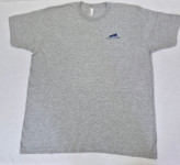 تیشرت مردانه اورجینال آمریکان اپارل (American Apparel) یقه گرد طرح قایق رنگ طوسی ملانژ کد ۴ - استوک | سایز 3XL/4XL (عرض ۶۶ - قد ۸۰)
