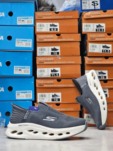 کتونی اسکیچرز بدون بند مسترکوالیتی /سایز 40 تا 45/Skechers Max Cushioning/فروش عمده و تک