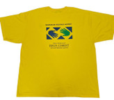 تیشرت مردانه اورجینال B & E SPORT یقه گرد رنگ زرد - ساخت هندوراس استوک | سایز 2XL/3XL (عرض ۶۵ - قد ۷۸)