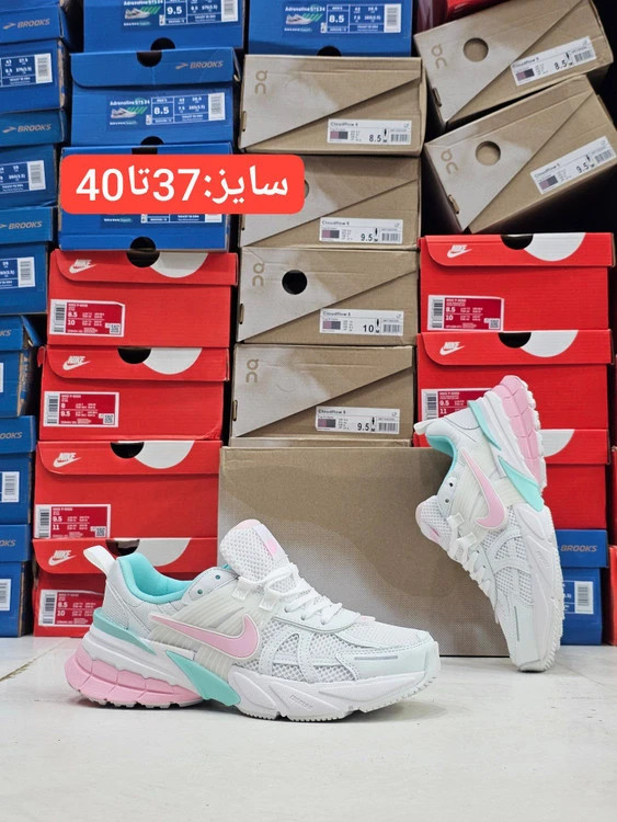 کتونی نایک وی تو کی مسترکوالیتی /سایز 37 الی 40/Nike V2k Run/ فروش عمده و تک
