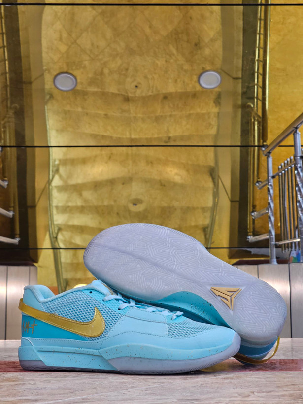 کتونی بسکتبالی نایک جا وان وارداتی آبی / سایز ۴۰ الی 45/ Nike Ja 1 / فروش عمده و تک