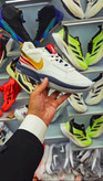 کتونی بسکتبالی نایک جا وان وارداتی سفید طلایی / سایز ۴۰ / Nike Ja 1 / فروش عمده و تک