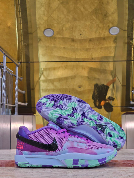 کتونی بسکتبالی نایک جا وان وارداتی بنفش / سایز ۴۰ / Nike Ja 1 / فروش عمده و تک