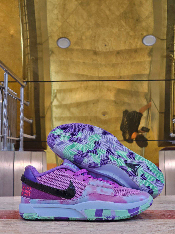 کتونی بسکتبالی نایک جا وان وارداتی بنفش / سایز ۴۰ / Nike Ja 1 / فروش عمده و تک