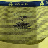 تیشرت ورزشی مردانه اورجینال تک گیر (TEK GEAR) یقه گرد رنگ سبز فسفری کد ۱ - ساخت ویتنام استوک | سایز S/M (عرض ۴۷ - قد ۶۸)
