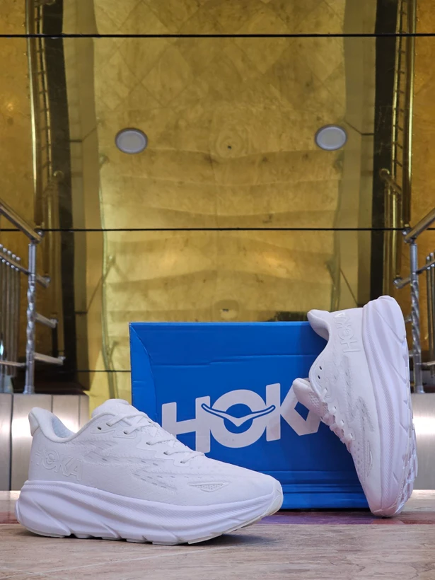 کتونی هوکا کلیفتون 9 مسترکوالیتی / سایز40 الی 45 / Hoka Clifton 9/ سفید