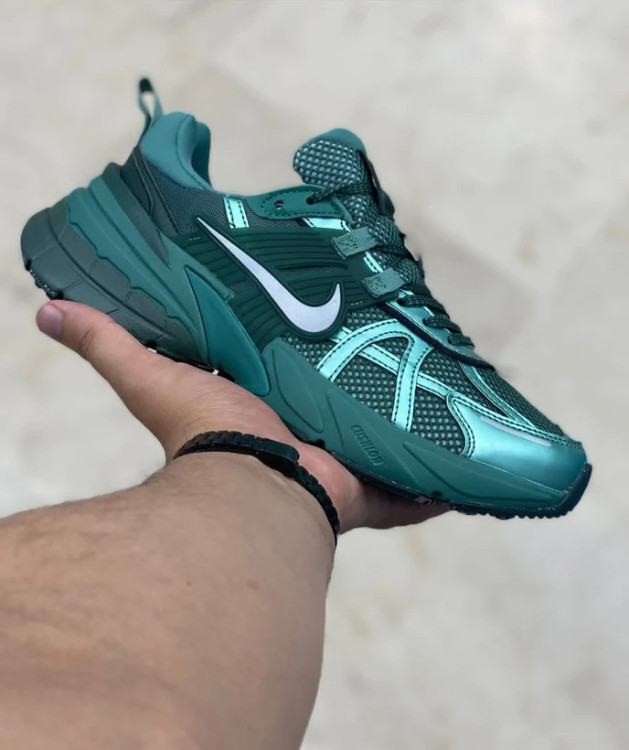 کتونی نایک وی تو کی مسترکوالیتی رنگ سبز /سایز 37 الی 45/Nike V2k Run/ فروش عمده و تک