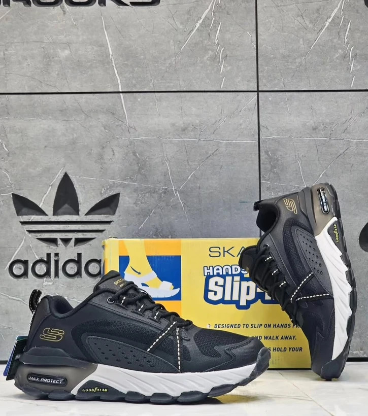 کتونی مسترکوالیتی اسکیچرز مکس پروتکت /سایز 40 الی 45/Skechers Max Protect/ مشکی سفید
