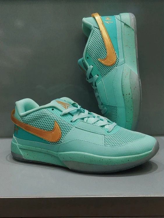 کتونی بسکتبالی نایک جا وان وارداتی سبز / سایز 41 تا 45 / Nike Ja 1 / فروش عمده و تک