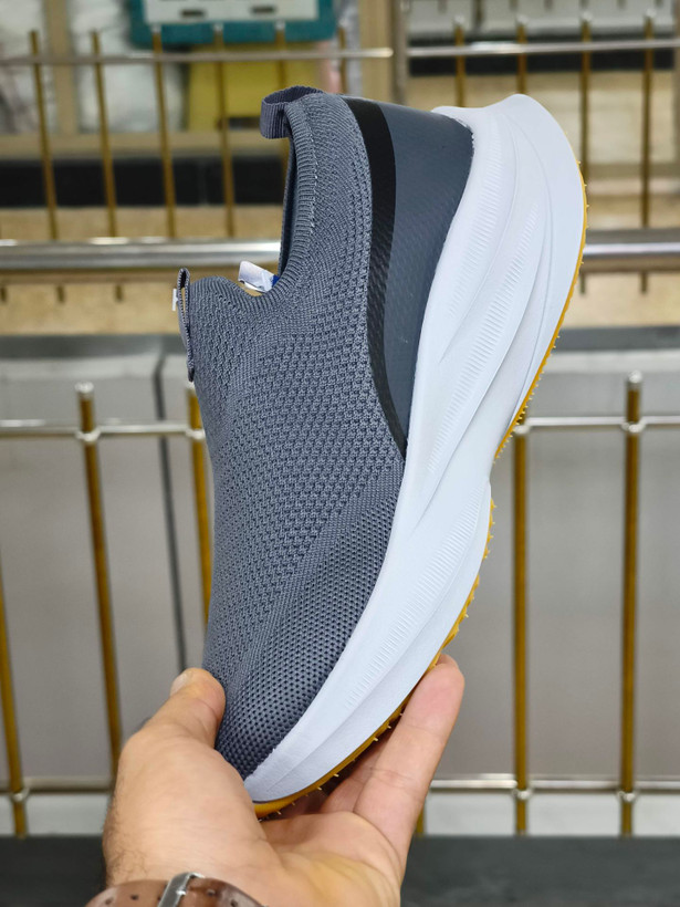 کفشی طبی اسکیچرز اسلیپ مسترکوالیتی بدون بند /سایز 40 الی 45/Skechers Slip-ins Uomo/ طوسی