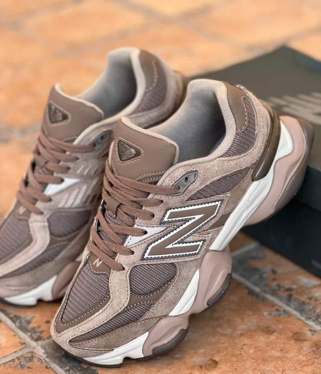 کتونی نیوبالانس 9060 مسترکوالیتی /سایز 37 الی 40/New Balance 9060/ فروش عمده و تک/ قهوه ای