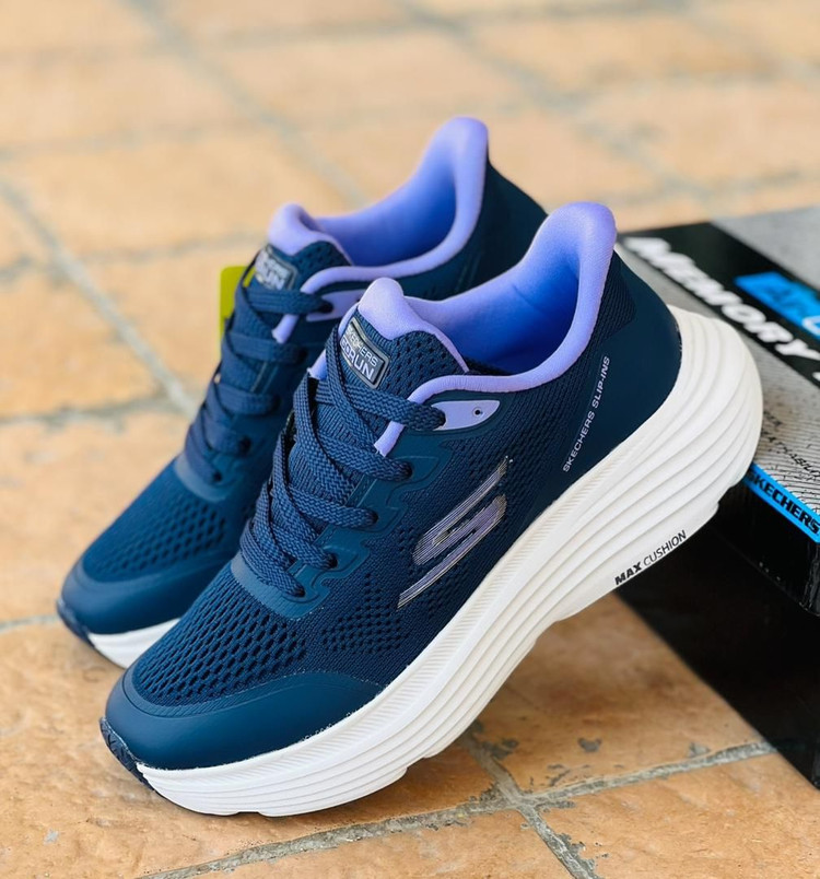 کتونی اسکیچرز مدل مکس ران مسترکوالیتی / سایز ۳۷ الی ۴۰ /Skechers Max Run/ سورمه ای