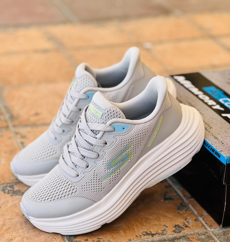 کتونی اسکیچرز مدل مکس ران مسترکوالیتی / سایز ۳۷ الی ۴۰ /Skechers Max Run/ طوسی