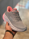 کتونی اسکیچرز هایپر برست کربن مسترکوالیتی /سایز 37 الی 40 /Skechers Hyper Burst Carbon/ طوسی صورتی