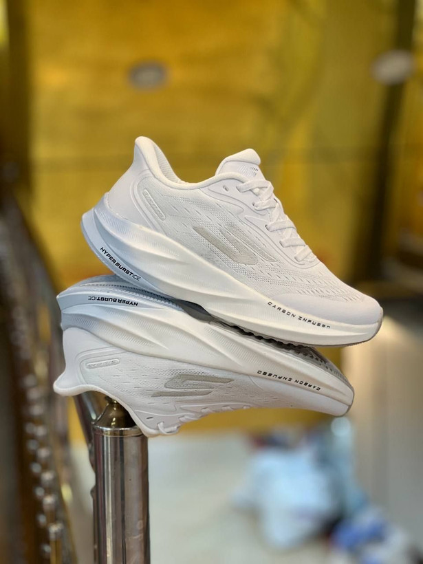 کتونی اسکیچرز هایپر برست کربن مسترکوالیتی /سایز 37 الی 40 /Skechers Hyper Burst Carbon/ طوسی