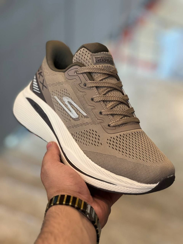 کتونی اسکیچرز SKX مسترکوالیتی /سایز 40 الی 45/Skechers SKX/ قهوه ای زیره سفید