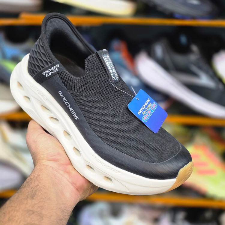 کفشی طبی اسکیچرز اسلیپ مسترکوالیتی بدون بند / سایز 40 الی 45 /Skechers Slip-ins Uomo/ مشکی