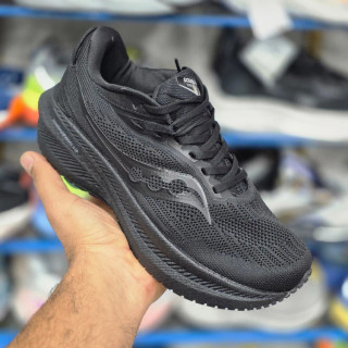 کتونی رانینگ ساکونی ترایمف 21 مسترکوالیتی /سایز 36 الی 37/Saucony Triumph 21/ تمام مشکی