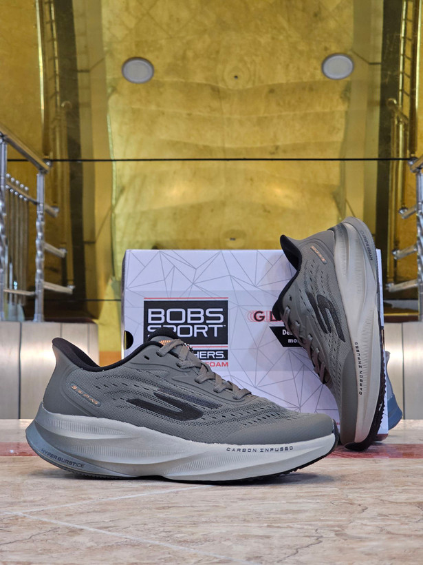 کتونی اسکیچرز هایپر برست کربن مسترکوالیتی /سایز 40 الی 45 /Skechers Hyper Burst Carbon/ قهوه ای