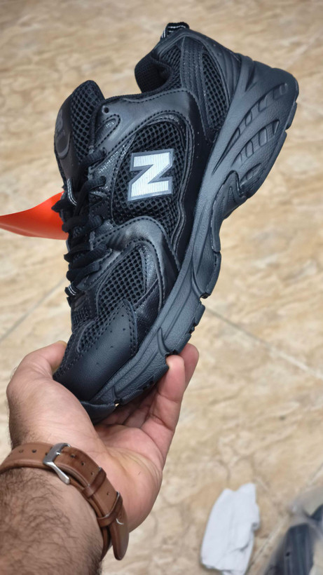 کتونی نیوبالانس 530 مسترکوالیتی /Newbalance 530/سایز 37 الی 45/فروش عمده و تک/ تمام مشکی