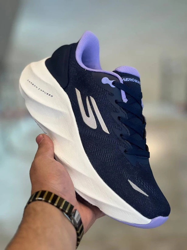 کتونی اسکیچرز ارو برست مسترکوالیتی /سایز 37 الی 40/Skechers Aeru Burst/ سورمه ای