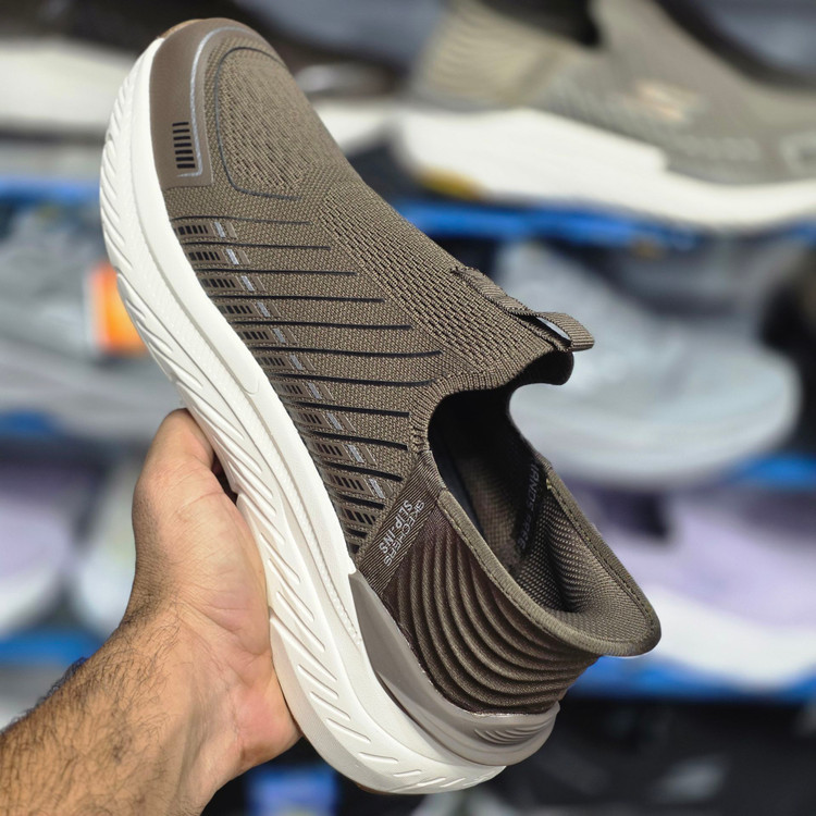 کفشی طبی اسکیچرز اسلیپ مسترکوالیتی بدون بند / سایز 40 الی 45 /Skechers Slip-ins / قهوه ای