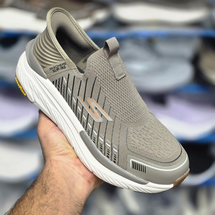 کفشی طبی اسکیچرز اسلیپ مسترکوالیتی بدون بند / سایز 40 الی 45 /Skechers Slip-ins / کرم