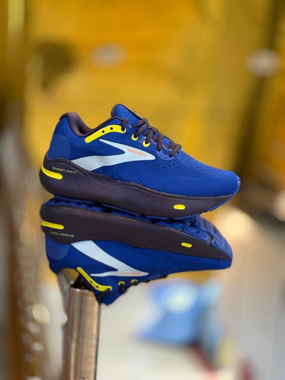 کتونی رانینگ بروکس گاست مکس مسترکوالیتی/Brooks Ghost Max /سایز 40 الی 45/ آبی مشکی