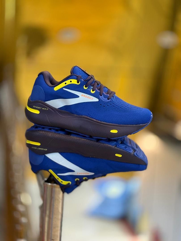 کتونی رانینگ بروکس گاست مکس مسترکوالیتی/Brooks Ghost Max /سایز 40 الی 45/ آبی مشکی