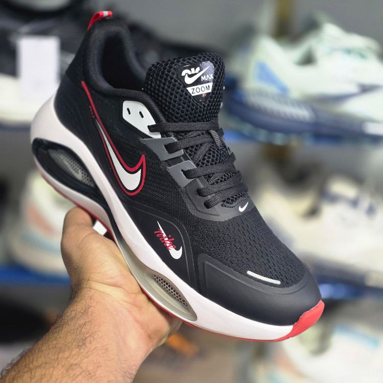 کتونی مسترکوالیتی نایک وینفلو 2 /سایز 40 الی 45/Nike Winflo V2 / مشکی سفید قرمز